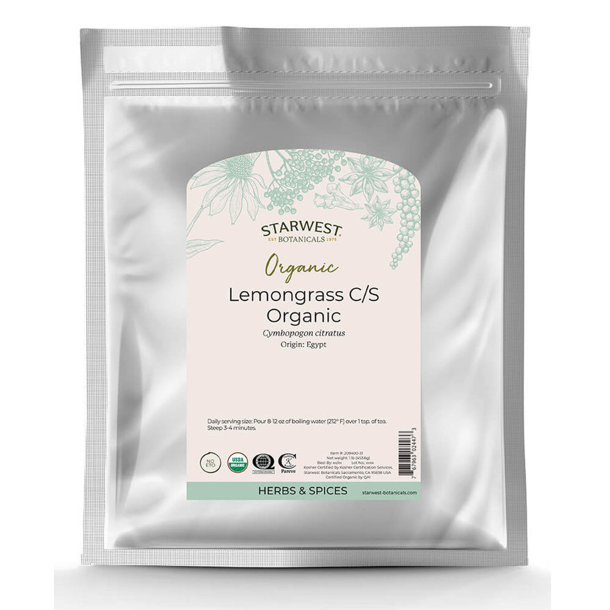 LEMONGRASS C/S ORGANIC