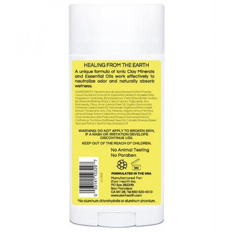 Zion Health Clay Dry Bold - Lemonade 2.8 oz