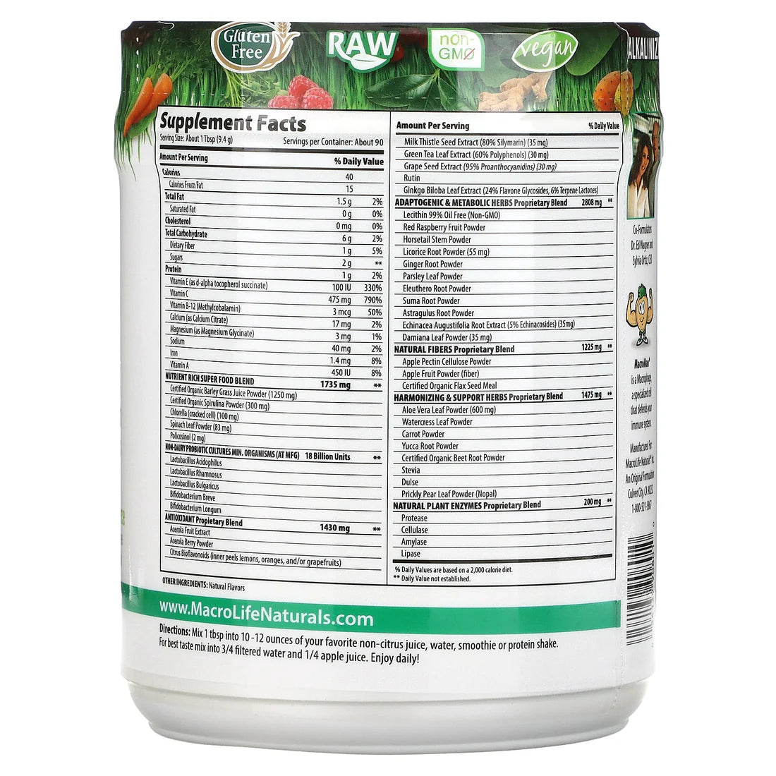 MACRO GREENS SUPERFOOD