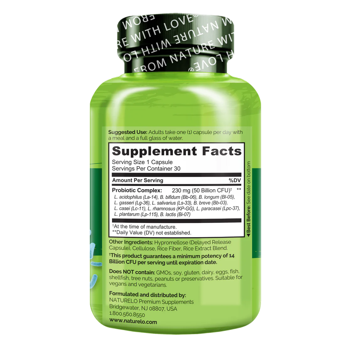 Metabolism Support Probiotics 50 Billion CFU