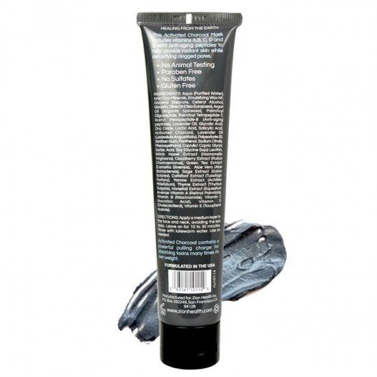 Zion Health Charcoal Mask 4 oz