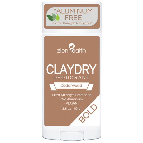 Zion Health Clay Dry Bold - Cedarwood 2.8 oz