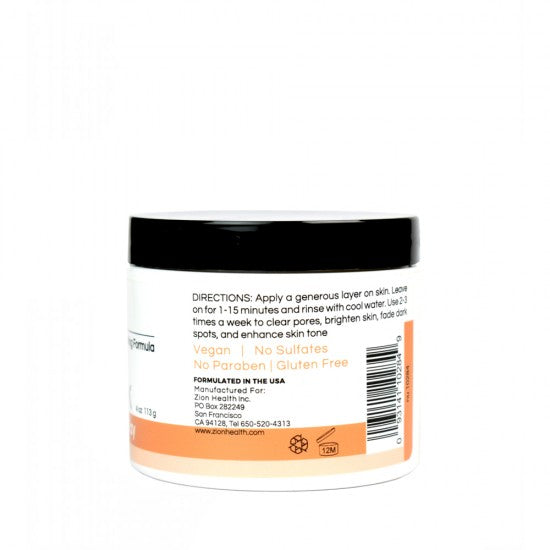 Zion Health Pumpkin Mask 4 oz