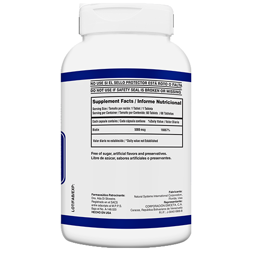 Natural Systems Biotin 5,000 mcg