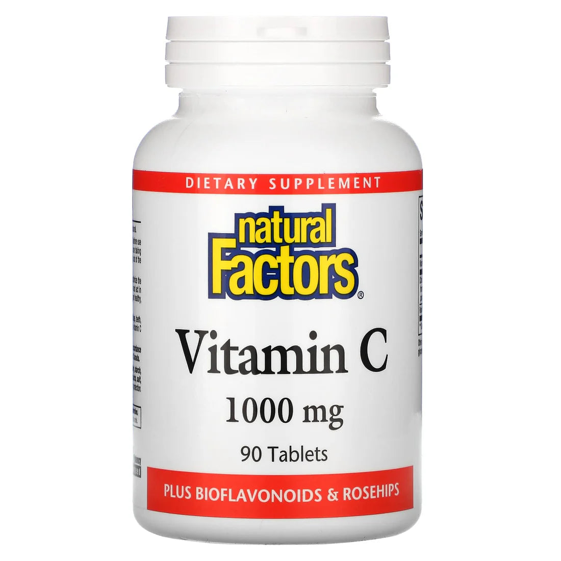 Natural Factors VITAMIN C 1,000 MG NON-TIMED RELEASE 90/TAB