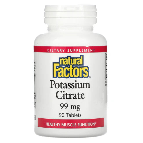 Natural Factors POTASSIUM CITRATE 99 MG 90/TAB