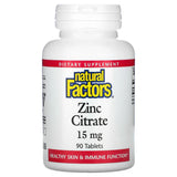 Natural Factors ZINC CITRATE 15 MG 90/TAB