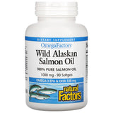 Natural Factors WILD ALASKAN SALMON OIL 1,000 MG 90/SG