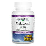 Natural Factors STRESS-RELAX® MELATONIN 10 MG CHEWABLE 60/TAB