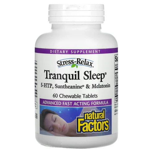 Natural Factors STRESS-RELAX® TRANQUIL SLEEP® CHEWABLE 60/TAB