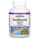 Natural Factors STRESS-RELAX® SUNTHEANINE® L-THEANINE 100 MG CHEWABLE 60/TAB