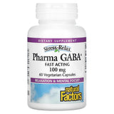 Natural Factors STRESS-RELAX® PHARMA GABA® 100 MG  60/VCAP