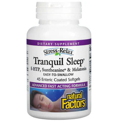 Natural Factors STRESS-RELAX® TRANQUIL SLEEP® ENTERIC 45/SG