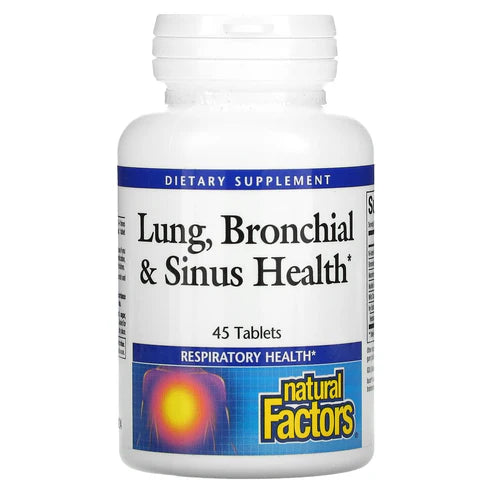 Natural Factors LUNG, BRONCHIAL & SINUS HEALTH 45/TAB