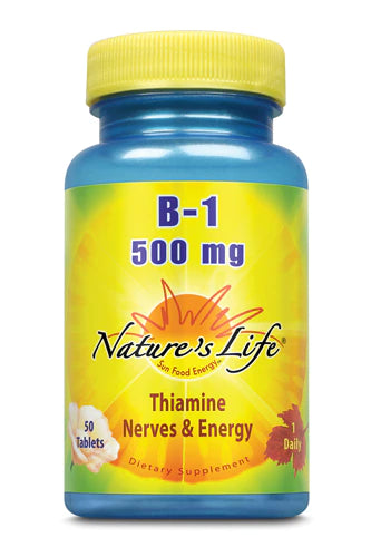 Natures Life B1 50ct 500mg