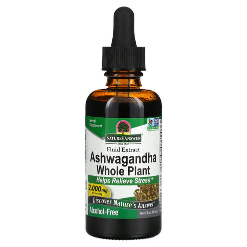 NATURE'S ANSWER ALC FREE ASHWAGANDA 2OZ