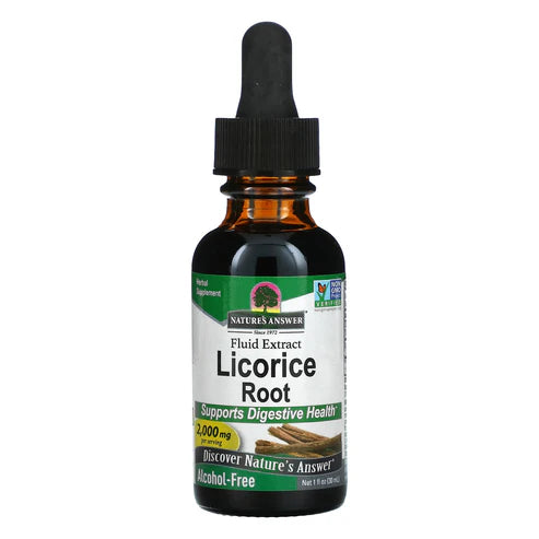 NATURE'S ANSWER ALC FREE LICORICE ROOT 1OZ