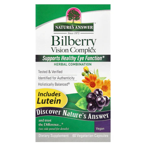 NATURE'S ANSWER BILBERRY VISION COMPLEX 60VC