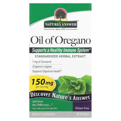 NATURE'S ANSWER OIL OF OREGANO 90SG