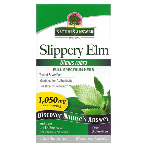 NATURE'S ANSWER SLIPPERY ELM BARK 90C