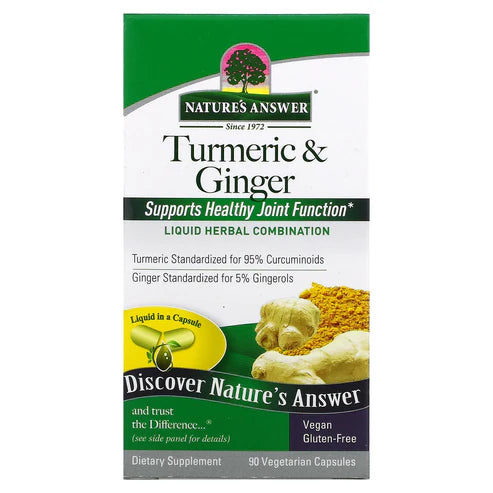 NATURE'S ANSWER TURMERIC & GINGER 90C