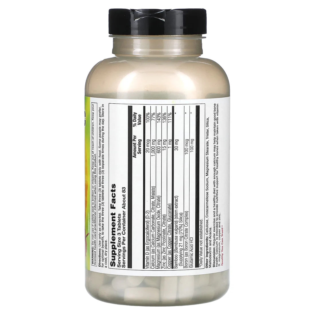 Cal/Mag/Zinc Complex Trace Minerals & Vitamin D