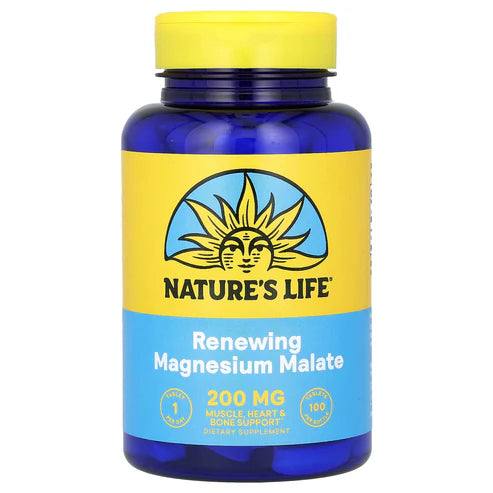 Natures Life Renewing Magnesium Malate 100ct 200mg