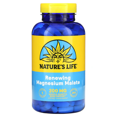 Natures Life Renewing Magnesium Malate 250ct 200mg