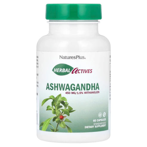 Ashwagandha Herbal Actives 450 mg 60 Vegan Capsules