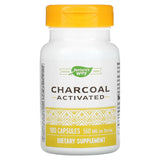 Nature's Way Activated Charcoal (yellow lbl) 100 Cp