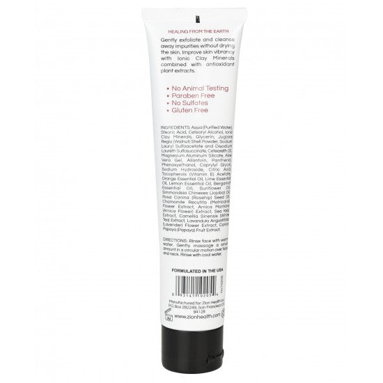 Zion Health Face Scrub 4 oz