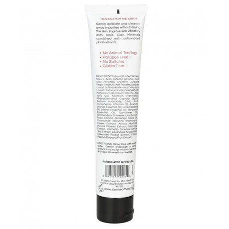 Zion Health Face Scrub 4 oz