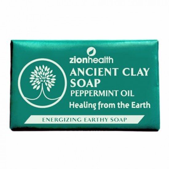 Zion Health Clay Soap Peppermint Oil  6 oz