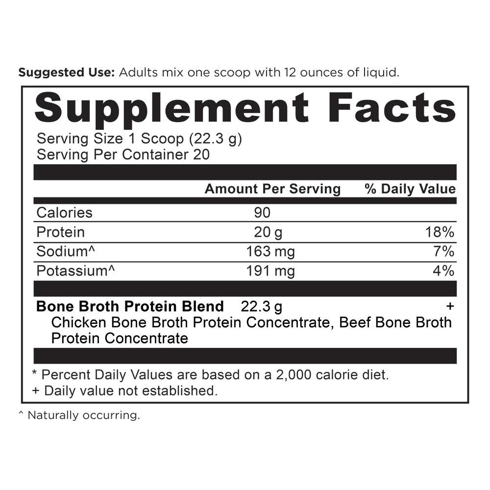 Ancient Nutrition Bone Broth Protein - Pure - 40 srv Powder