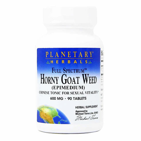 PLANETARY HERBALS FULL SPECTRUM HORNY GOATWEED 600MG 90T