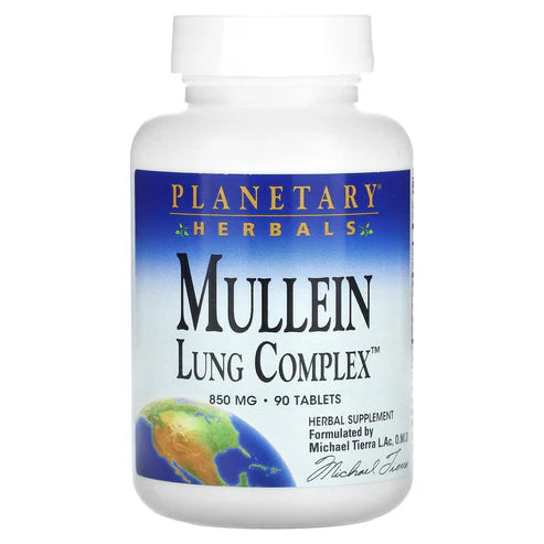 PLANETARY HERBALSMULLEIN LUNG COMPLEX 850MG 90T