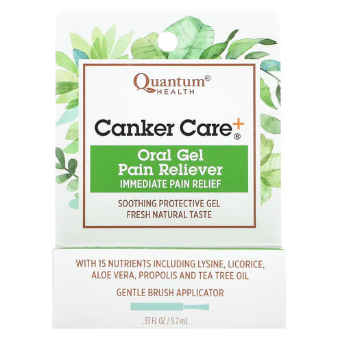 Quantum Health Herbal Canker Care + Oral Pain Reliever, .33 oz