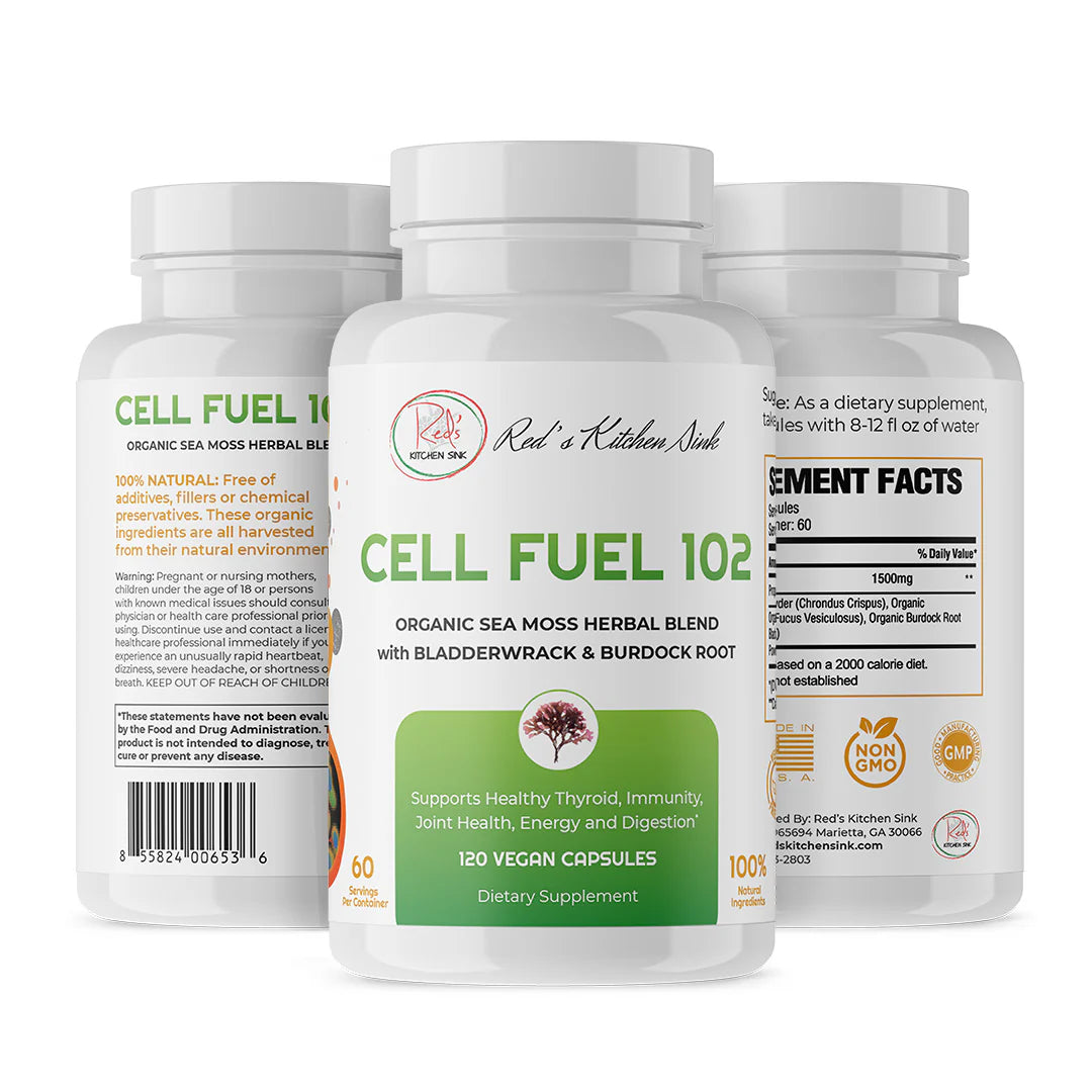 Cell Fuel 102 Sea Moss Blend Capsules 120 CAP