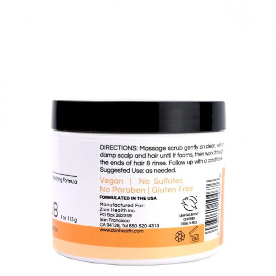 Zion Health Zion Health Deep Cleaning Hair Scrub - Kumquat 4 oz