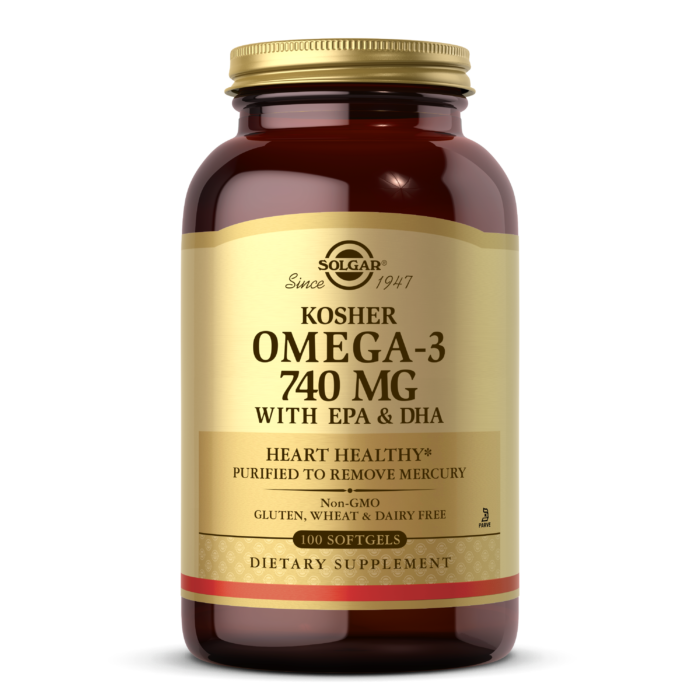 Omega-3 Kosher 740 mg 100 Soft Gels