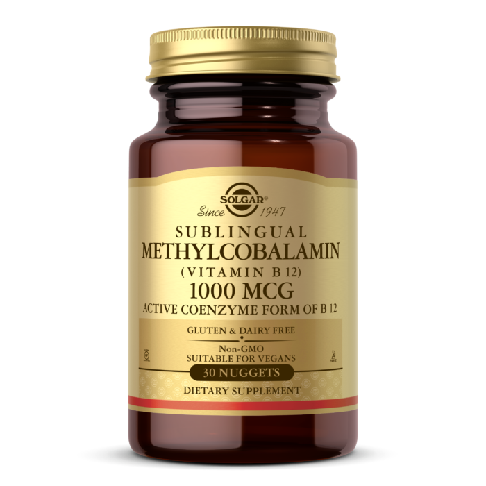 Solgar Methylcobalamin (Vitamin B12) 1000 mcg Nuggets 30tablet