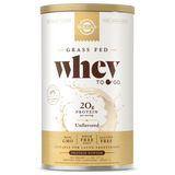 Solgar Grass-Fed Whey To Go® Protein Powder Unflavored 13.2 oz powder