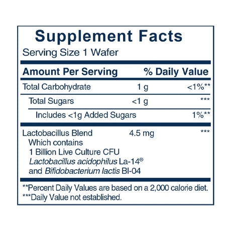 Solgar Chewable Acidophilus And Bifidum (1 Billion) Natural Strawberry Wafers 60tablet