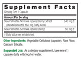 NATURE'S ANSWER SAW PALMETTO BERRY EXTRACT 120VC