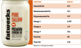 Fatworks Grass Fed Beef Tallow (14 oz)