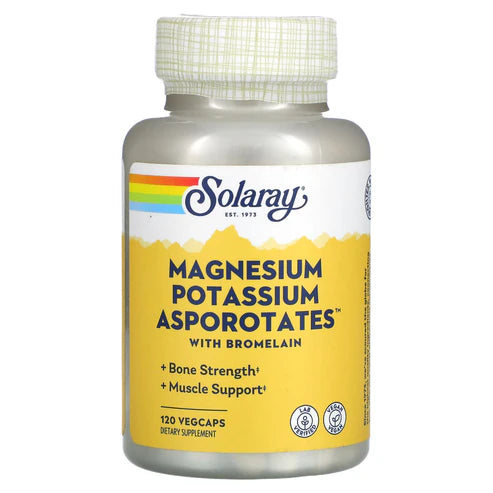 Solaray Mag Potassium Asporotates™ 120CT  Veg Capsule