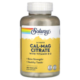 Solaray Cal-Mag Citrate 180CT  Veg Capsule