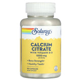 Solaray Calcium Citrate 90CT 1000MG Capsule