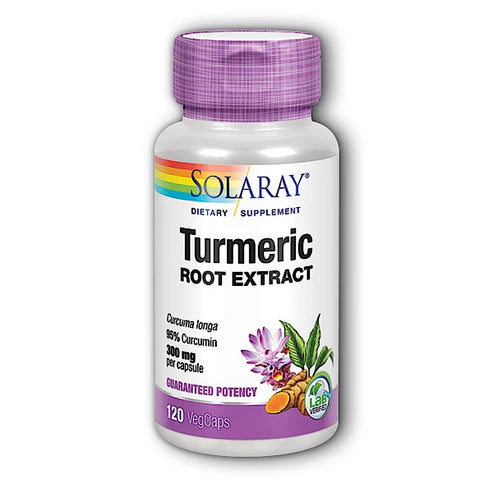 Solaray Vital Extracts Turmeric 120CT 300MG Veg Capsule