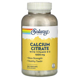 Solaray Calcium Citrate 240CT 1000MG Capsule